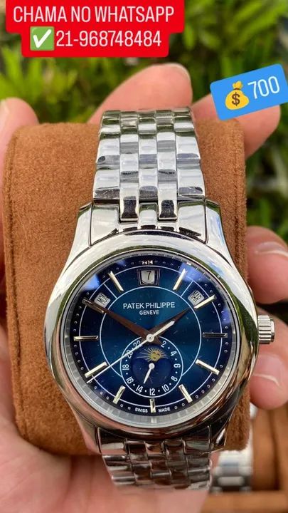 Relógio PATEK PHILIPPE AUTOMÁTICO FASES DA LUA  - Foto 2
