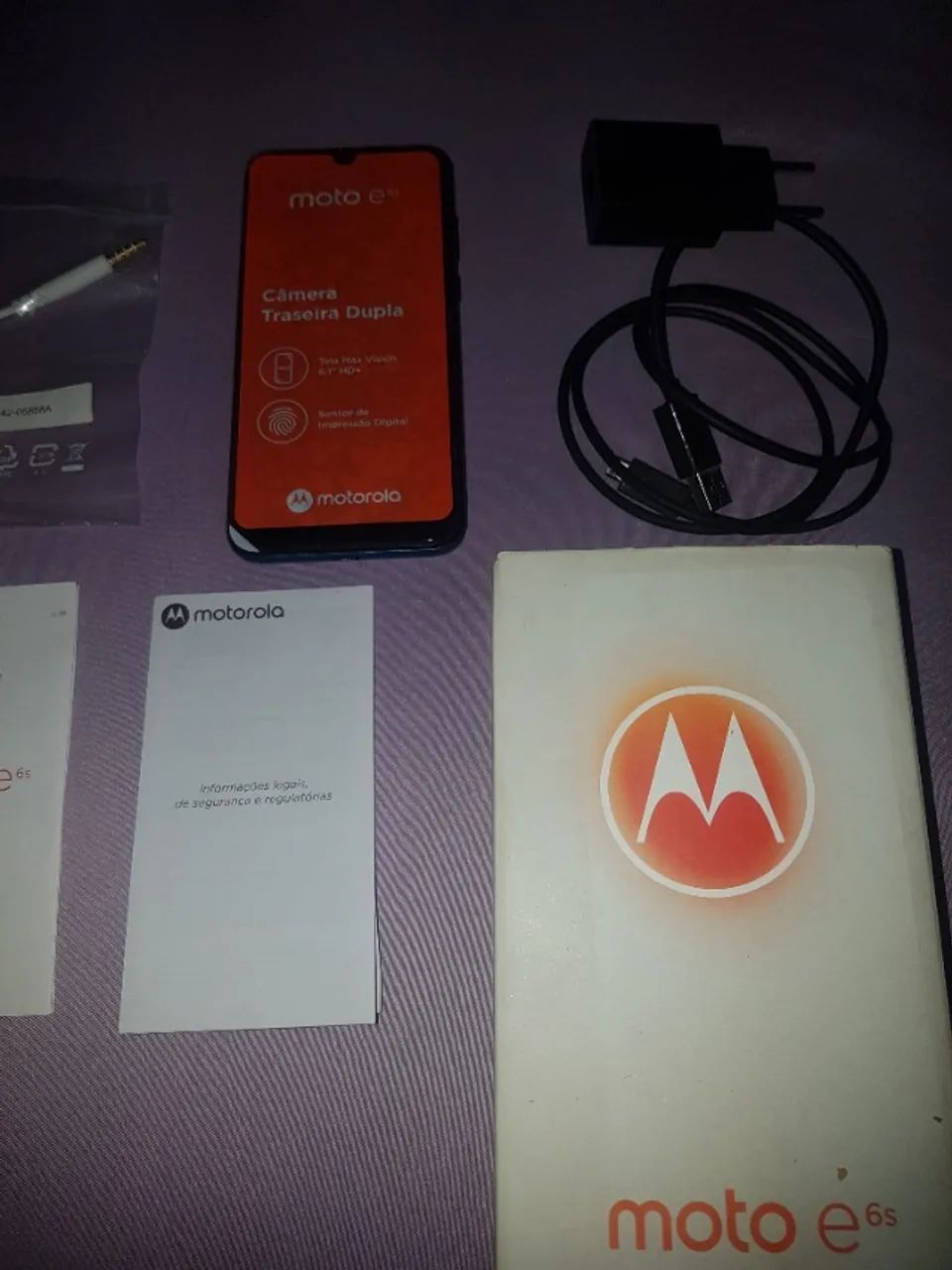 Motorola E6s completo na caixa. Aceito troca por video game - Foto 3
