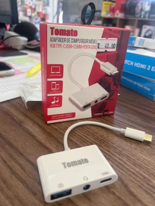 Adaptador Audio Tipo C Para 3.5mm P2 Usb Usb-c Mac Mtc-7004 - Foto 3