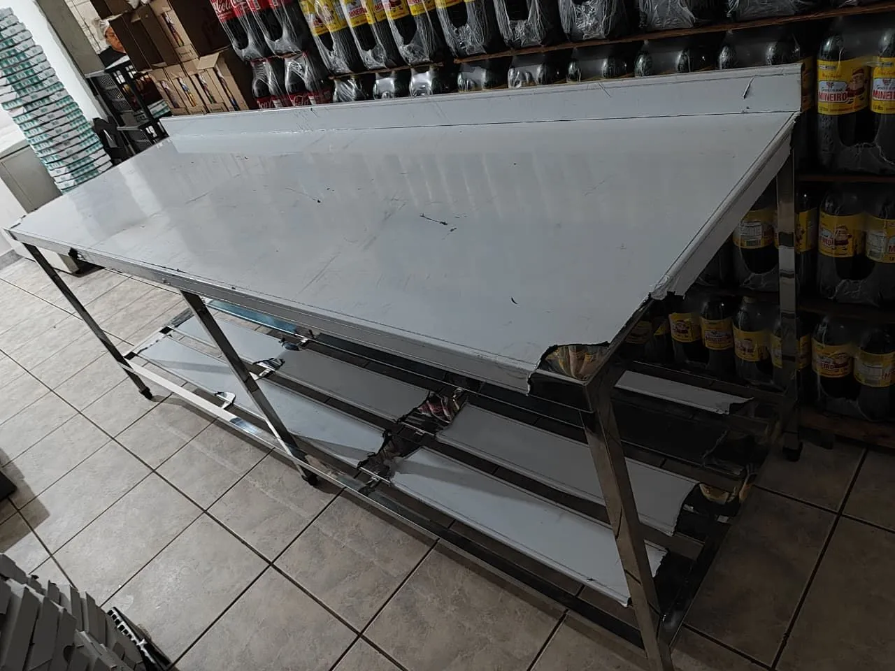 Mesa de Aço Inox novo