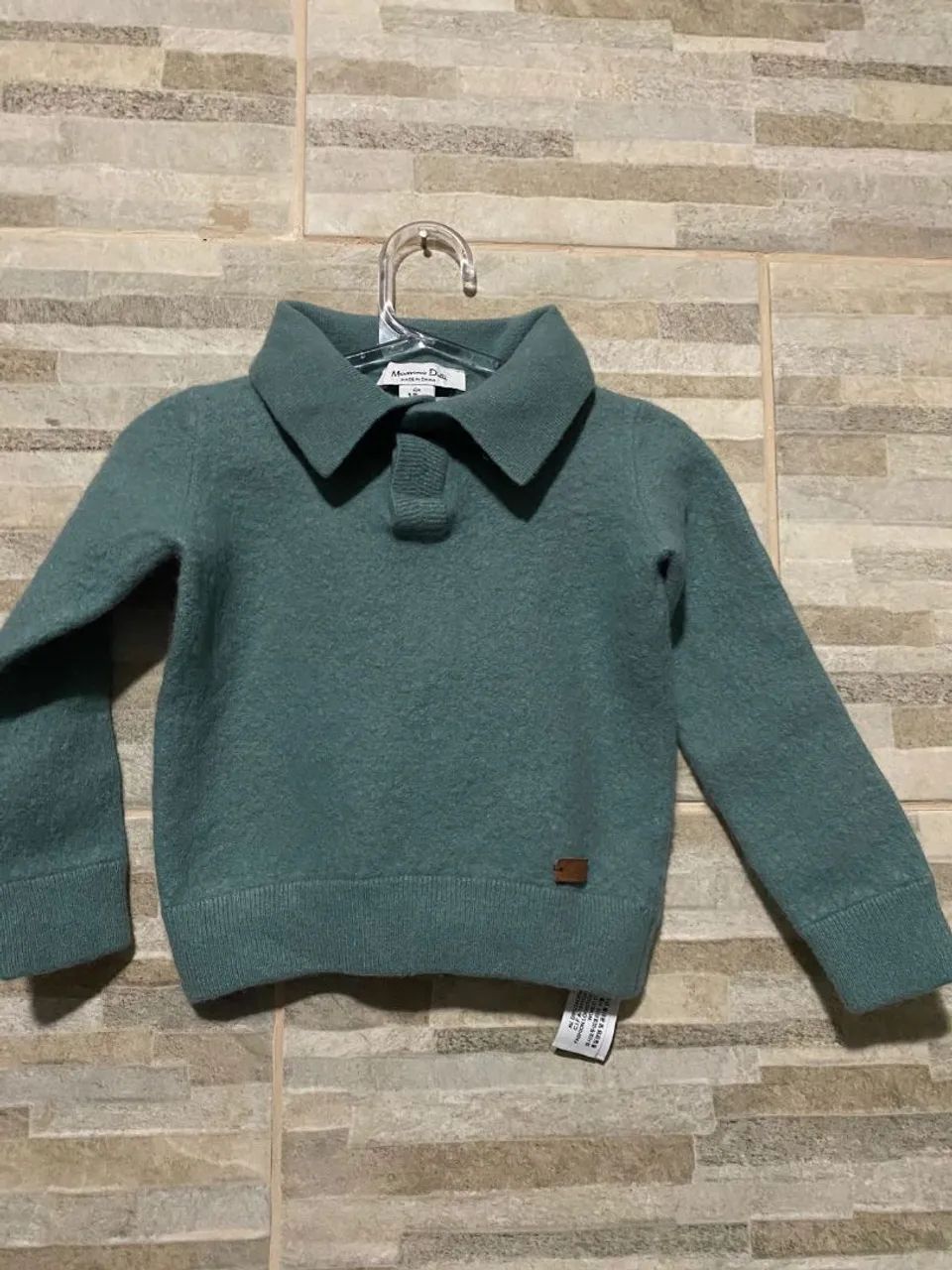 Suéter infantil gola polo/ Massimo Dutti