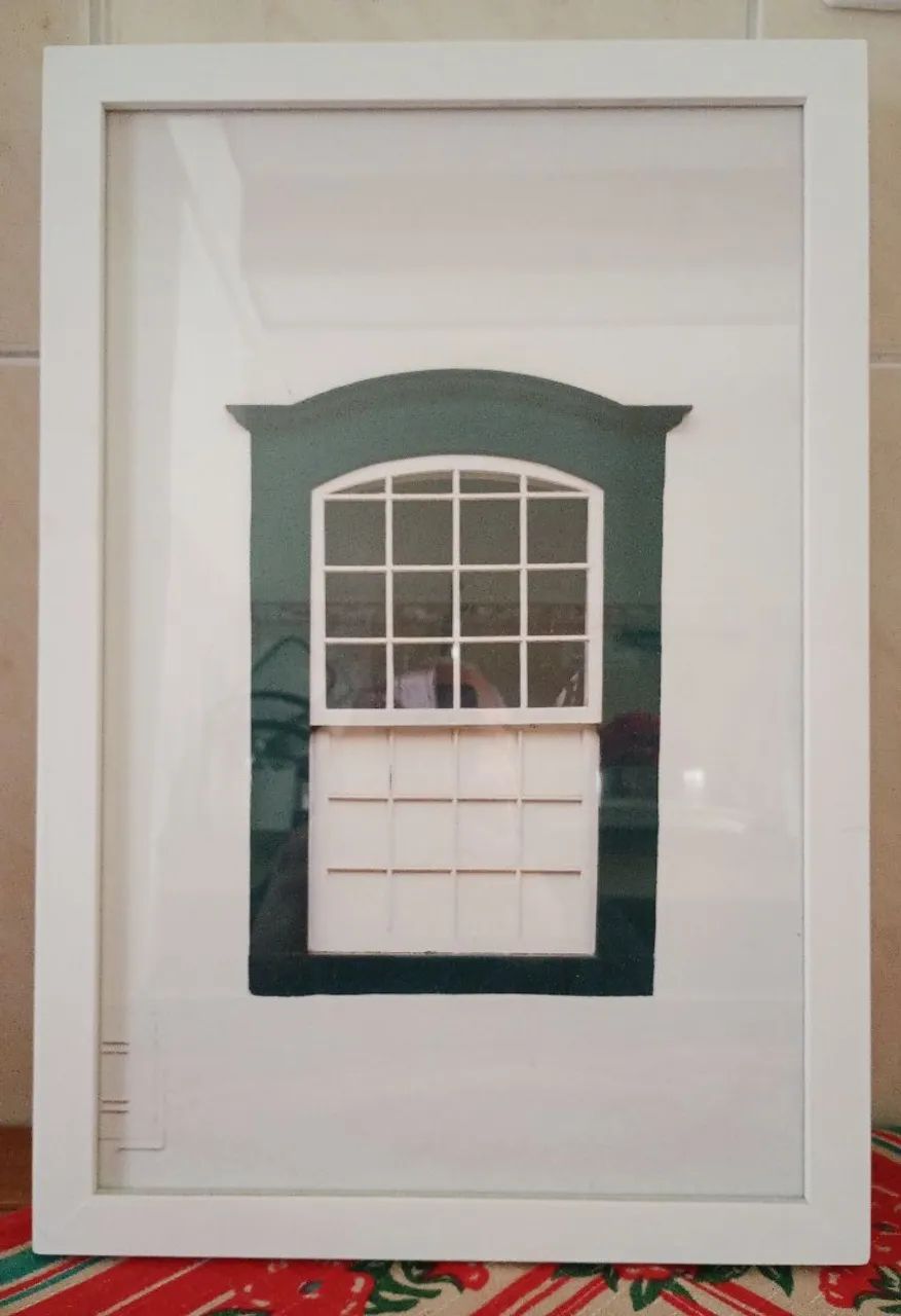 QUADRO 30 CM X 44 CM JANELAS Tok&Stok<br>Esgotado<br><br>Marca: Tok&Stok