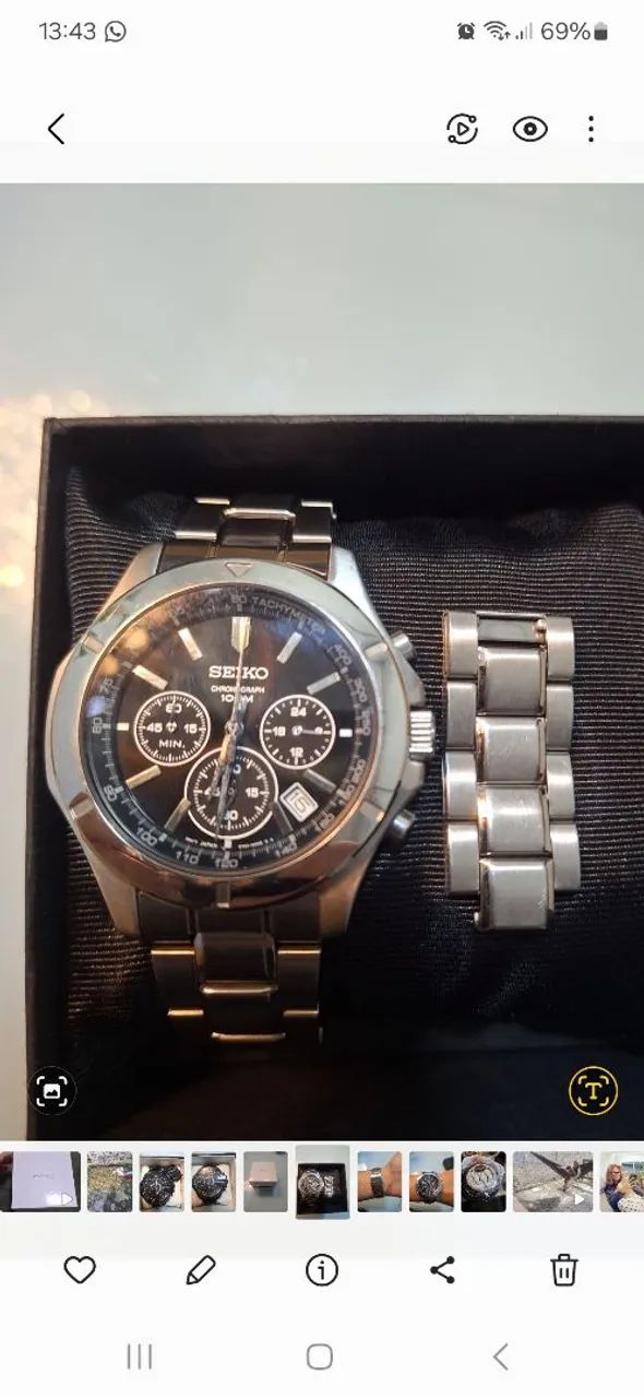 Relógio Seiko Cronógrafo 100M