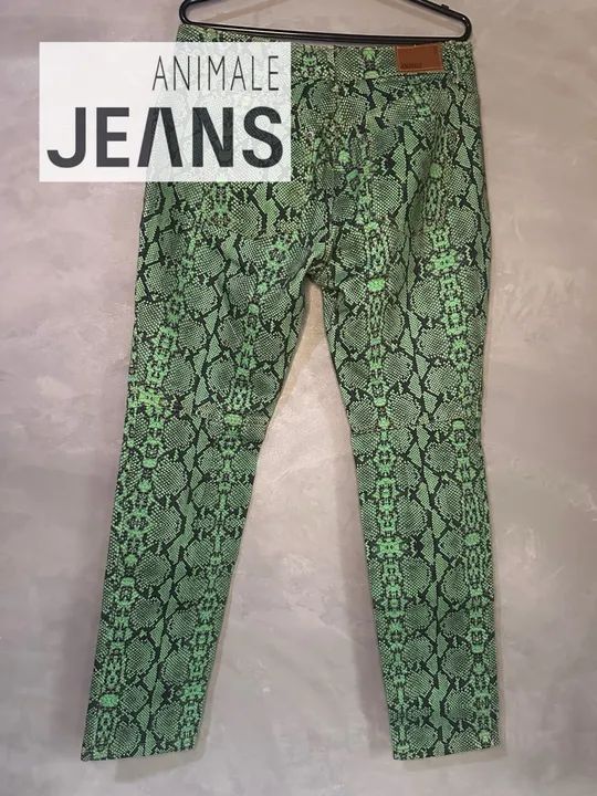 Calça Jeans Verde Animale 38 outlet brechó