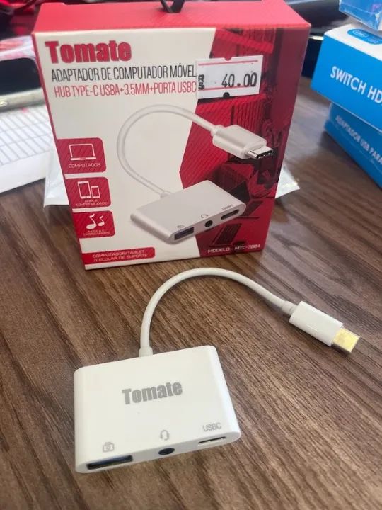 Adaptador Audio Tipo C Para 3.5mm P2 Usb Usb-c Mac Mtc-7004 - Foto 2