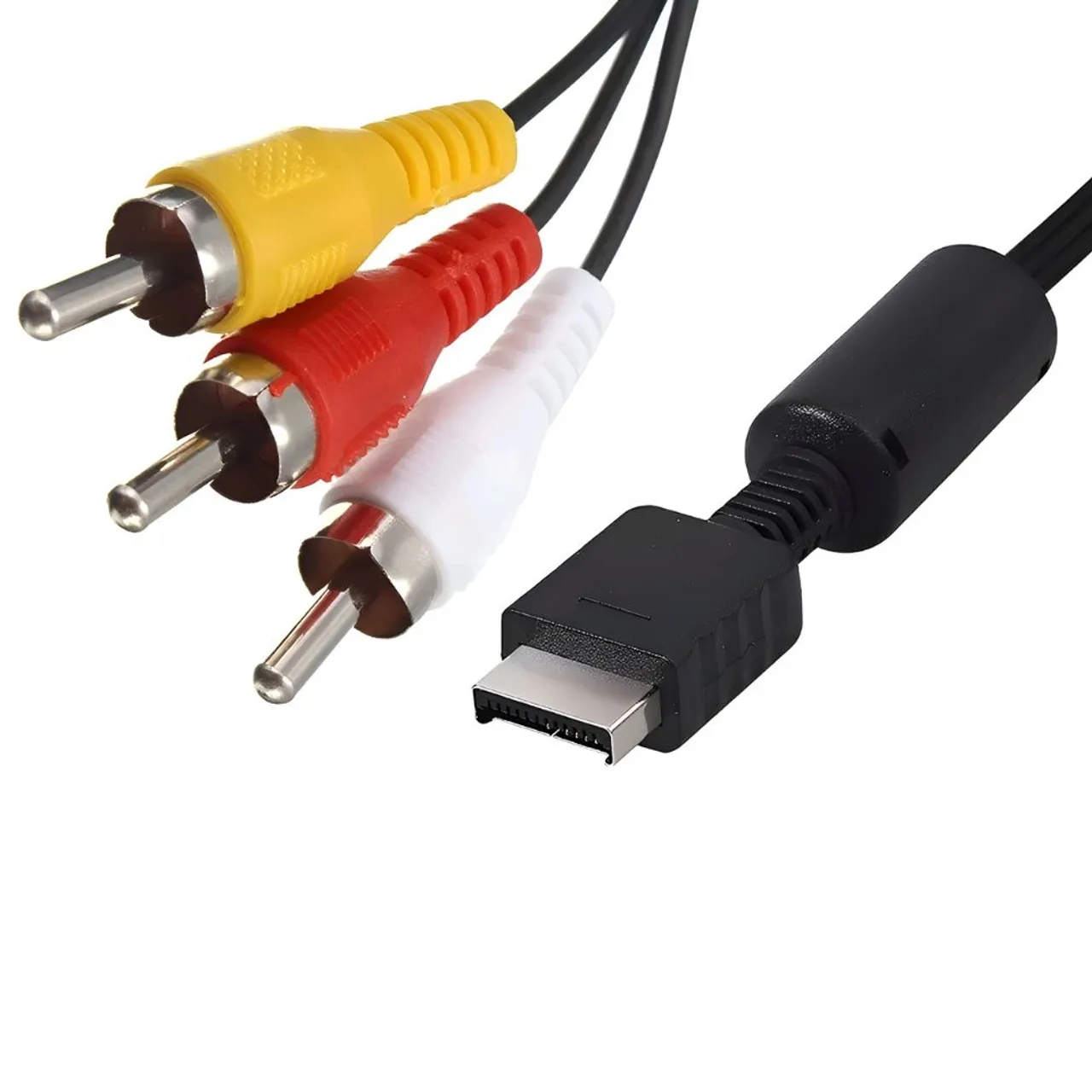 Cabo Av Audio E Video Rca Para Playstation 1, Ps2 E Ps3 1.80
