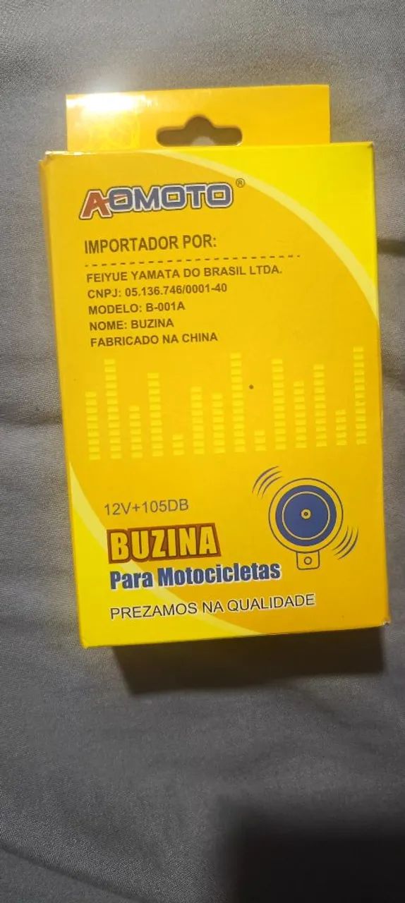 Buzina para motocicleta 12 V - Foto 3