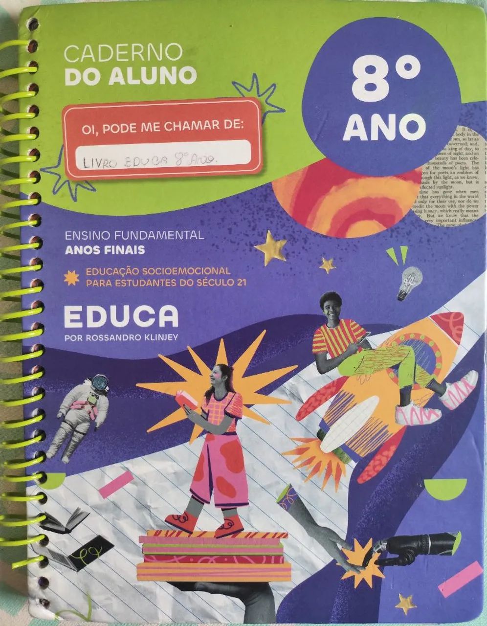 Livros Usados GEEKIE ONE 8° ano - Vol 1, 2 e 3 + Caderno do Aluno - Foto 5