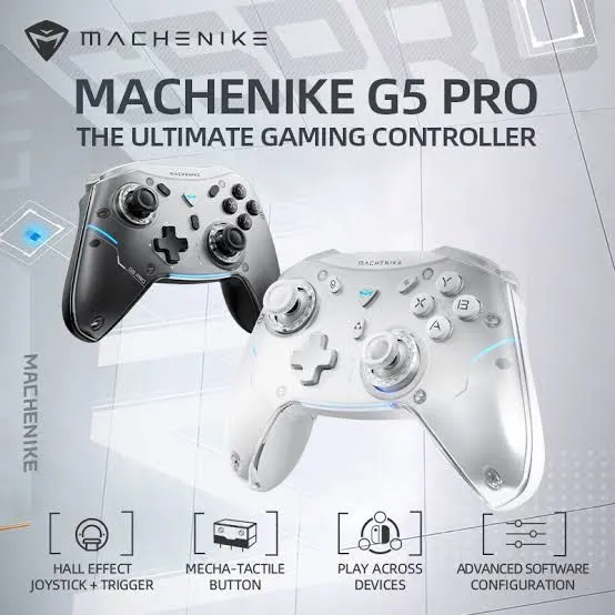 Controle Gamer Sem fio Machenike G5 Pro RGB - Hall Effect
