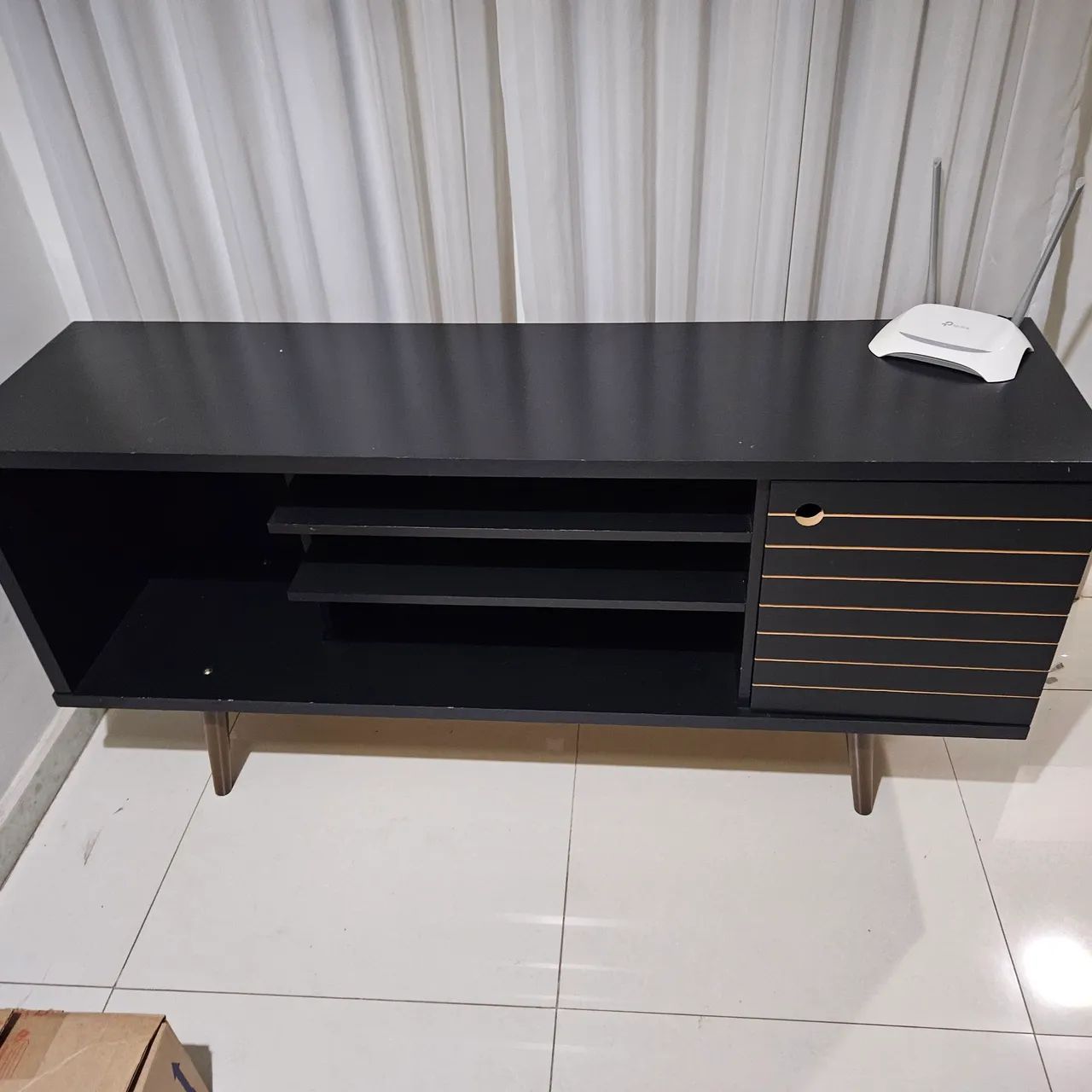 RACK HORIZONTAL MDF PRETO64520795453058121