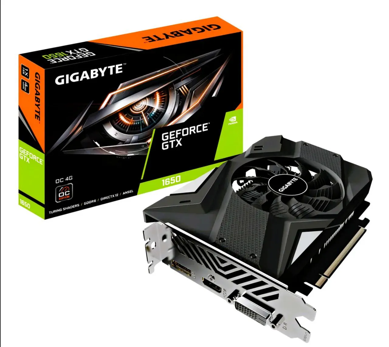 Placa de Vídeo Gigabyte GeForce GTX 1650 OC 4G( Original e na caixa )