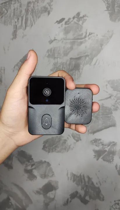 Campainha sem fio com camera inteligente wi-fi | Frete Grátis