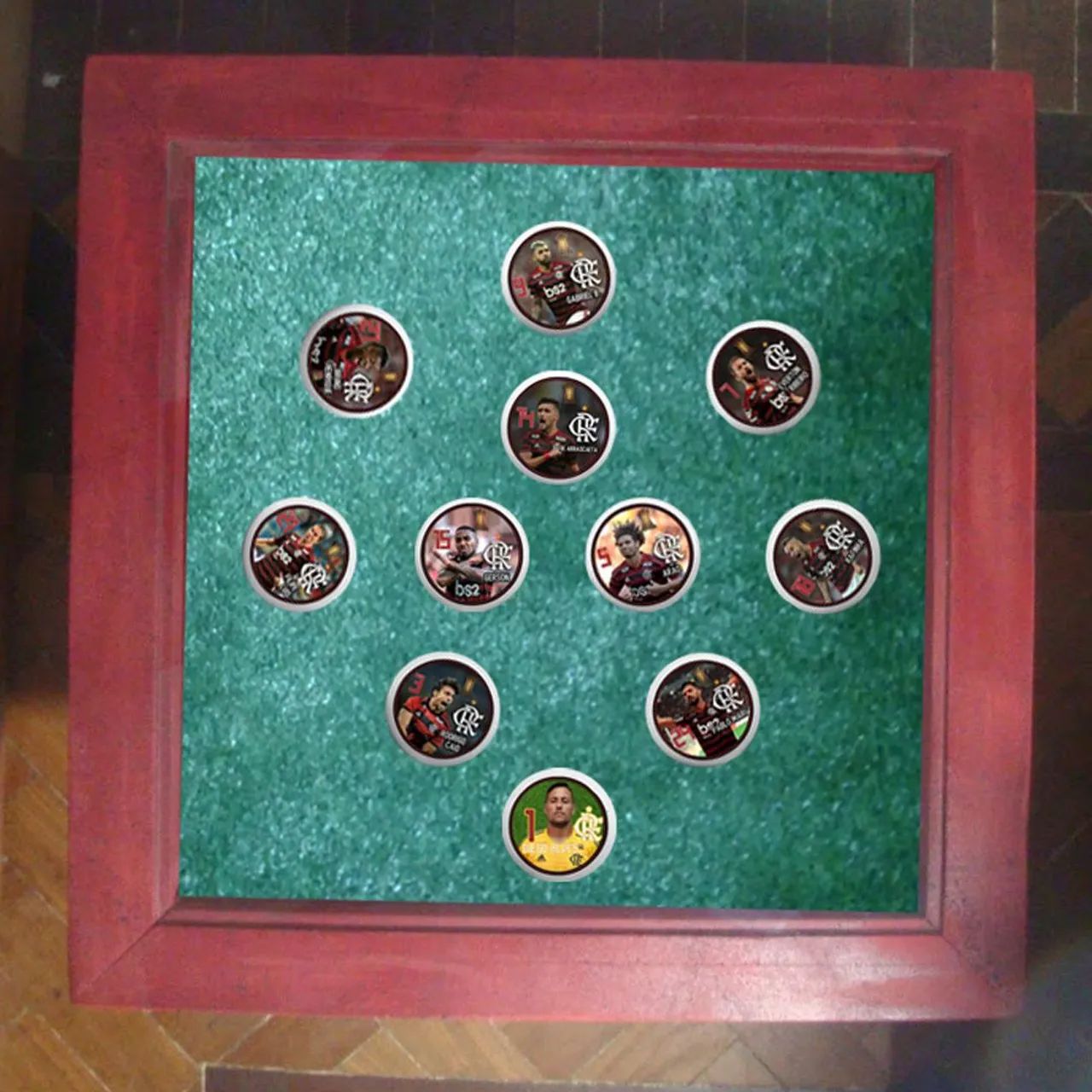 Mesa canto centro  time Flamengo 2019 campeão 