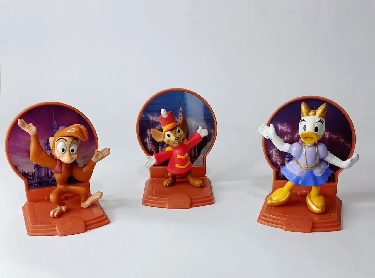 Bonecos McDonald's 50 anos Disney 