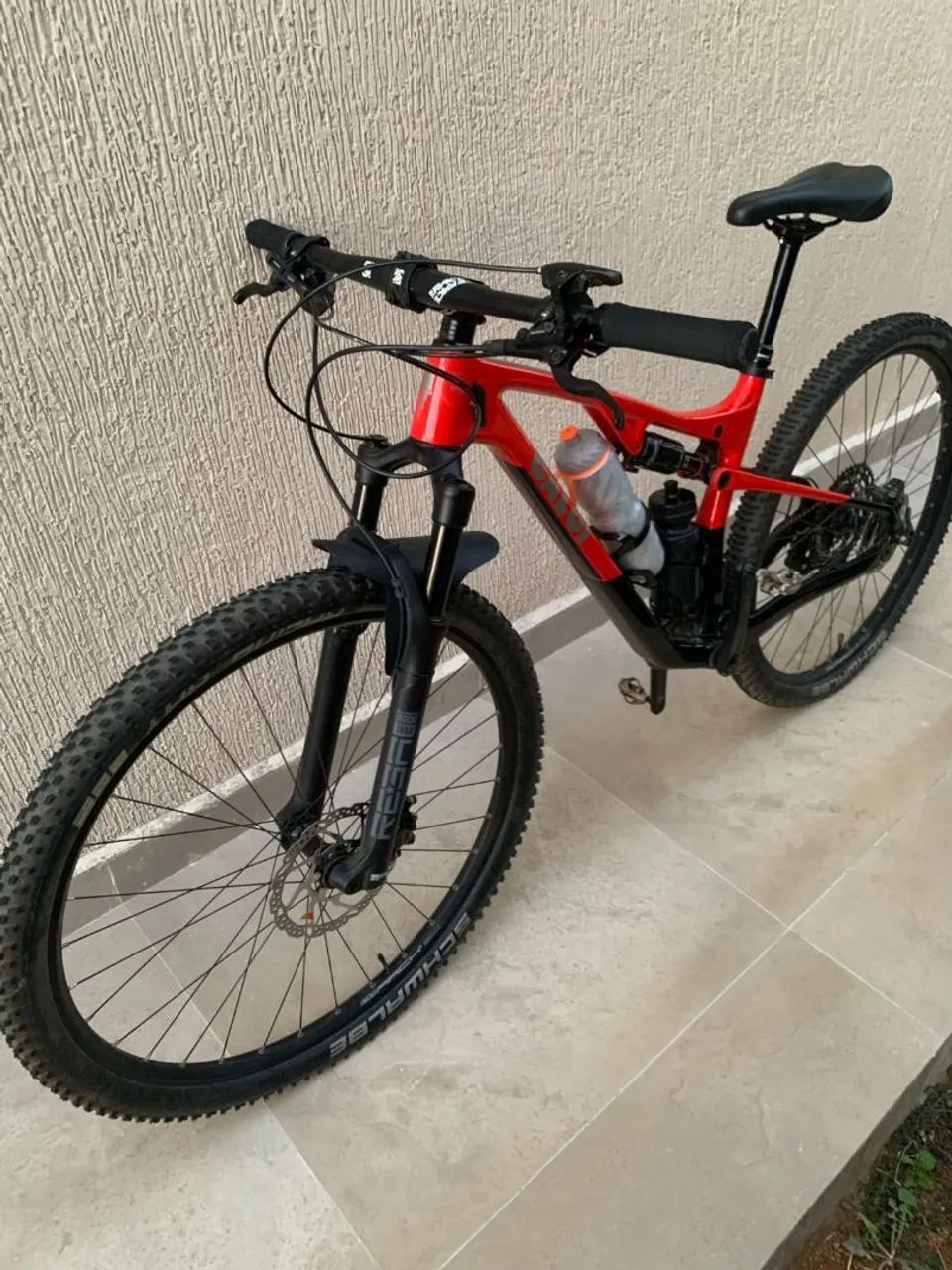 Bicicleta Caloi Elite Carbon FS Full aro 29 TAM 17 - Foto 4