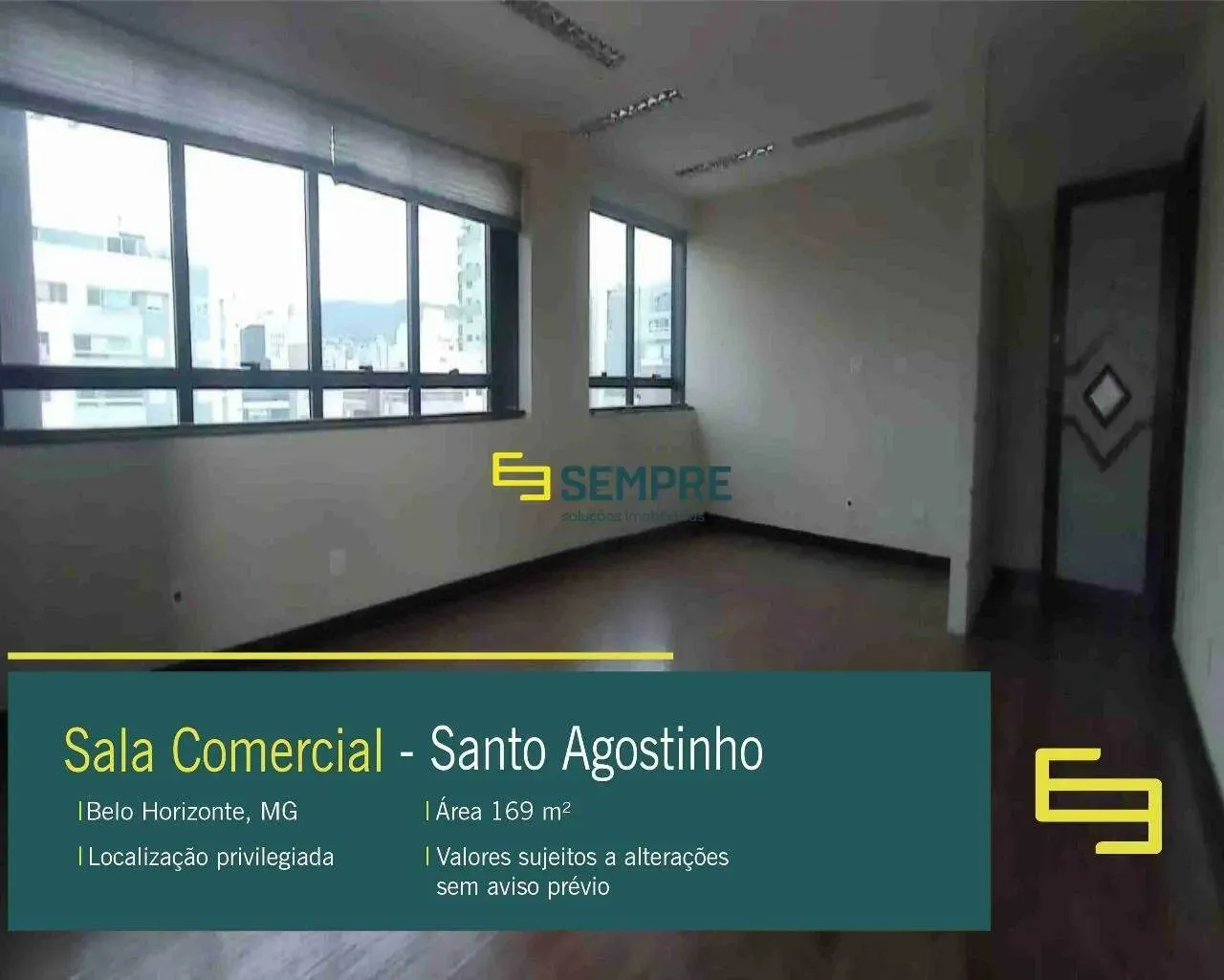 Sala comercial para alugar no Santo Antônio em BH