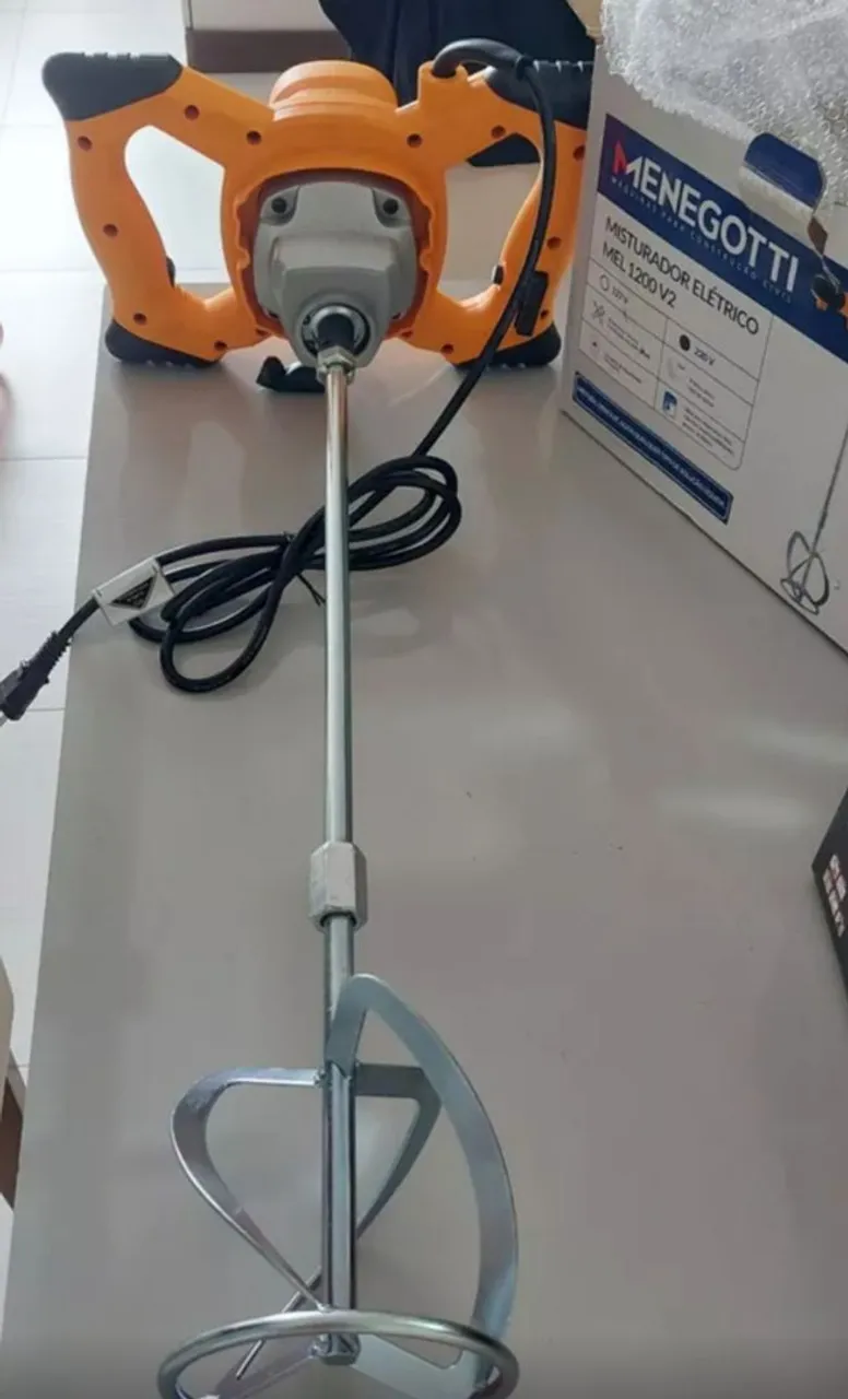 Misturador de argamassa elétrico Menegotti MEL 1200 V2