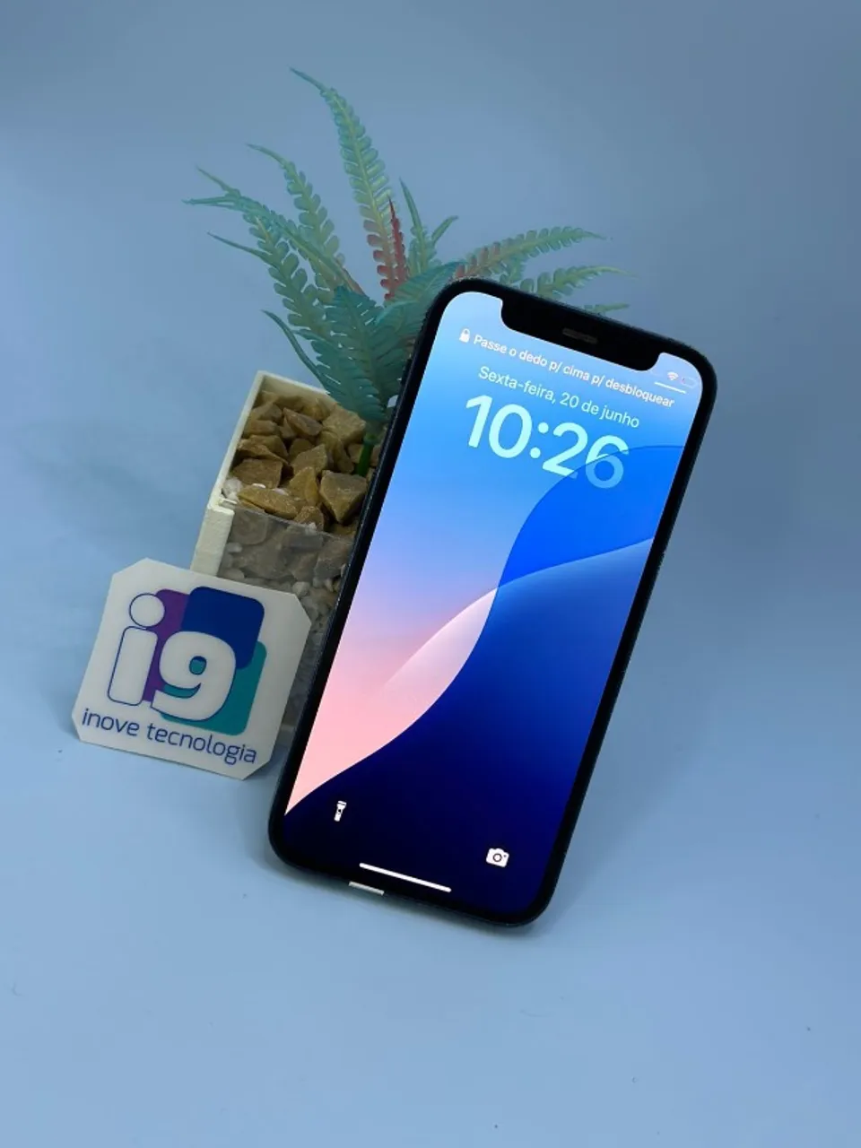 iPhone 12 mini   Azul  64GB  88% saúde da bateria SEMI NOVO COM GARANTIA LOJA FISICA 