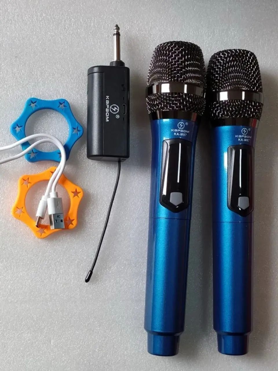 Microfones Sem Fio Duplo - Karaokê e Apresentações - Foto 3