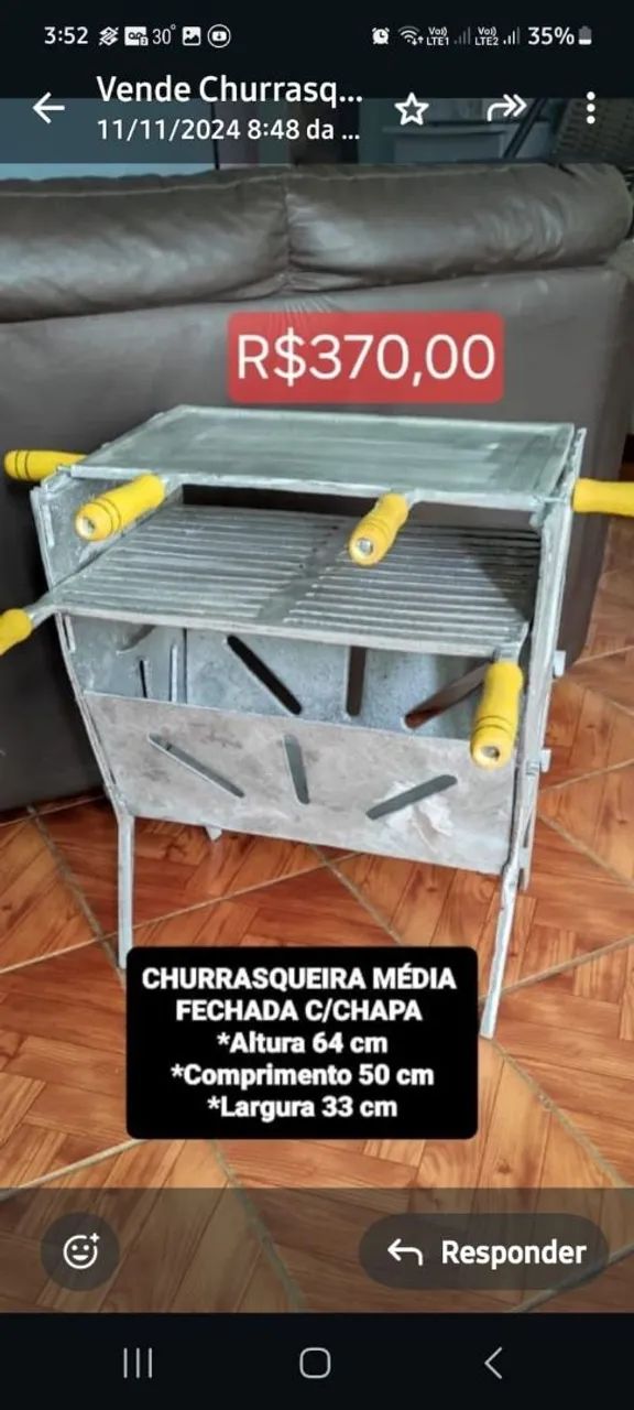 **Churrasqueira desmontável**  - Foto 3