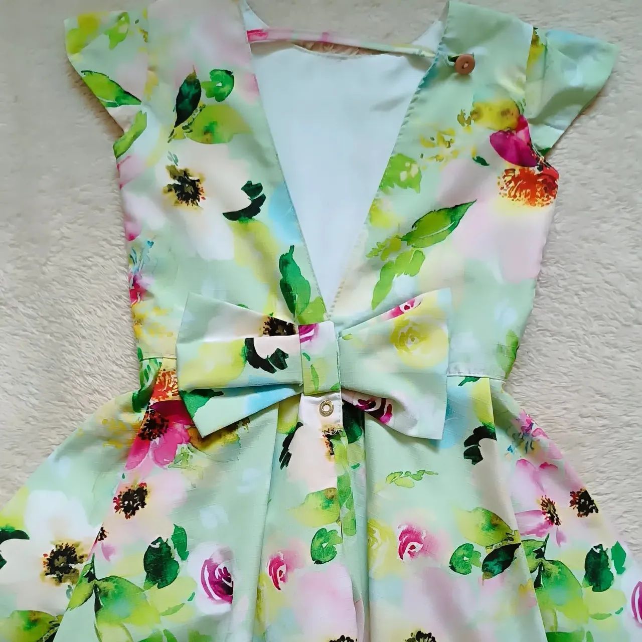 Vestido infantil floral  - Foto 2