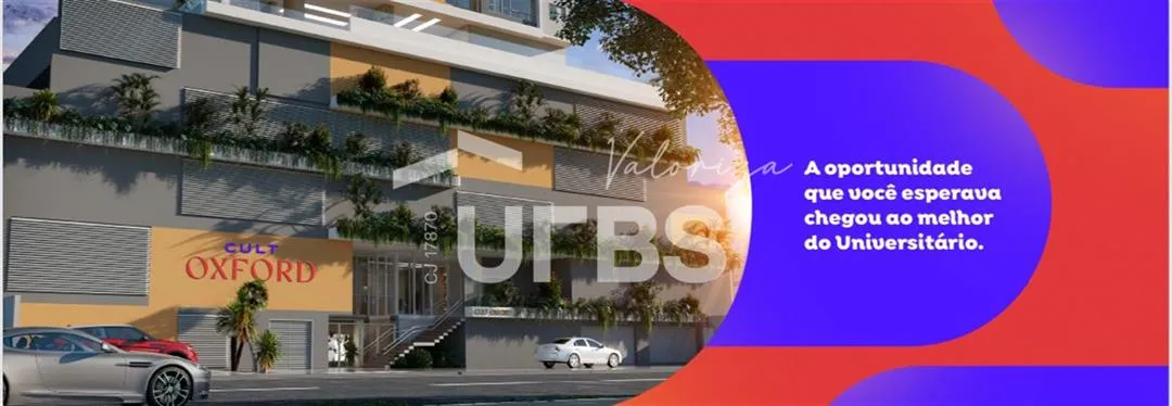 OPORTUNIDADE NO UNIVERSITÁRIO - APTO 1 QUARTO