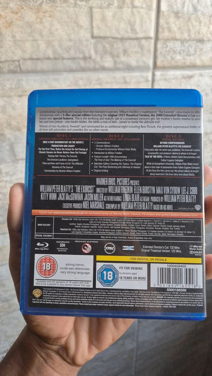 Bluray triplo, importado do Exorcista! - Foto 2