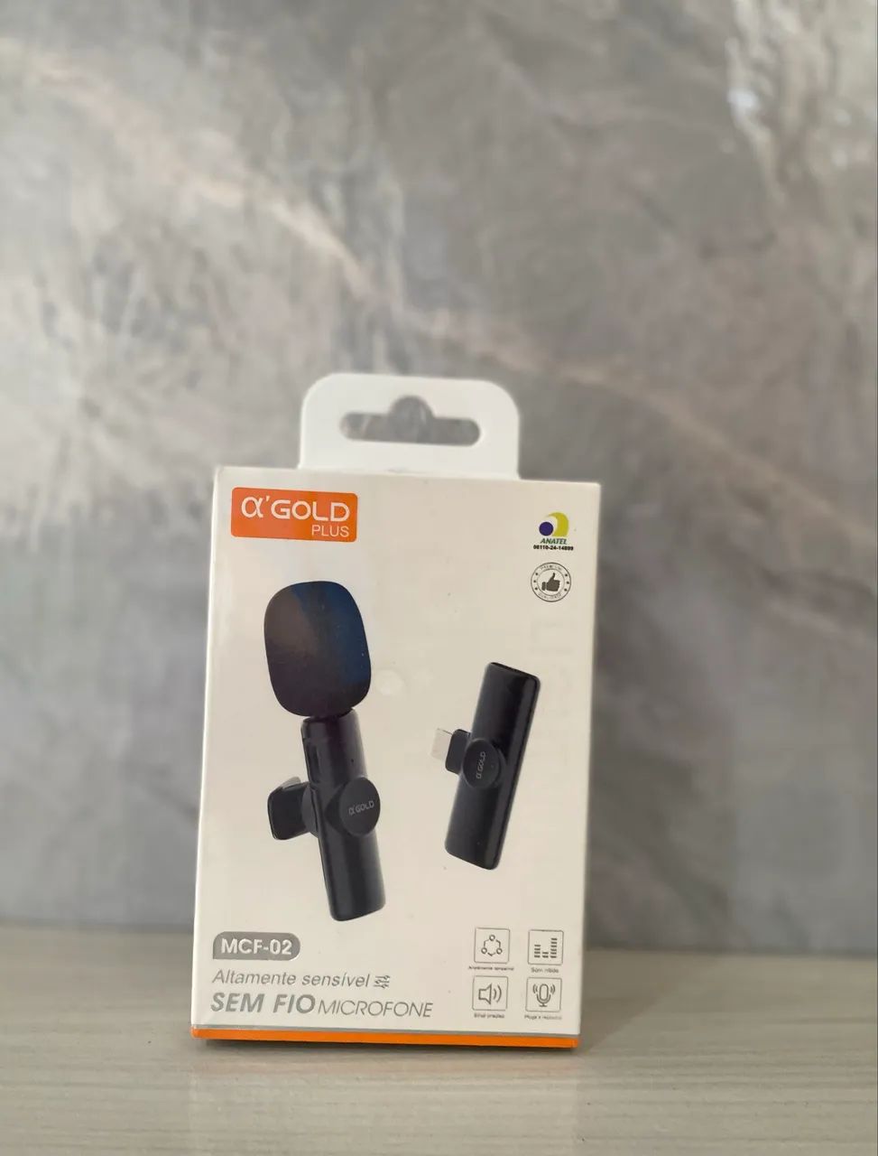 Microfone de lapela iPhone e Tipo C - ENTREGA A DOMICÍLIO 