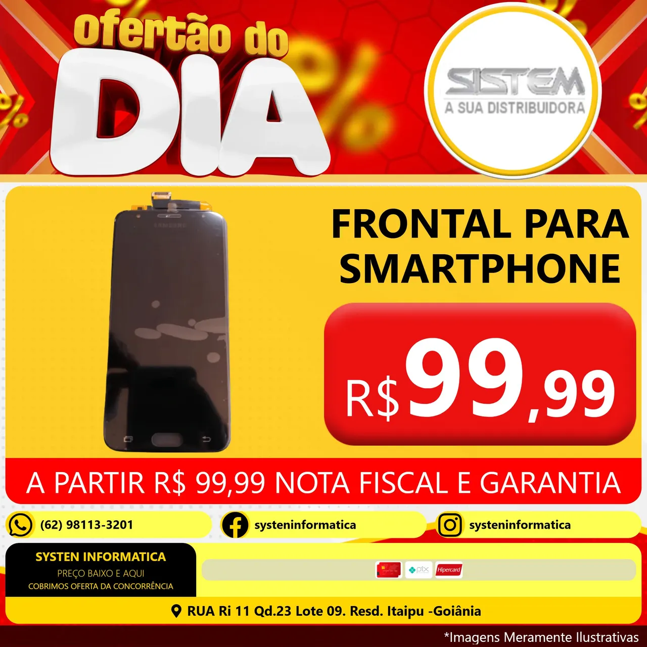 Frontais para smartphone