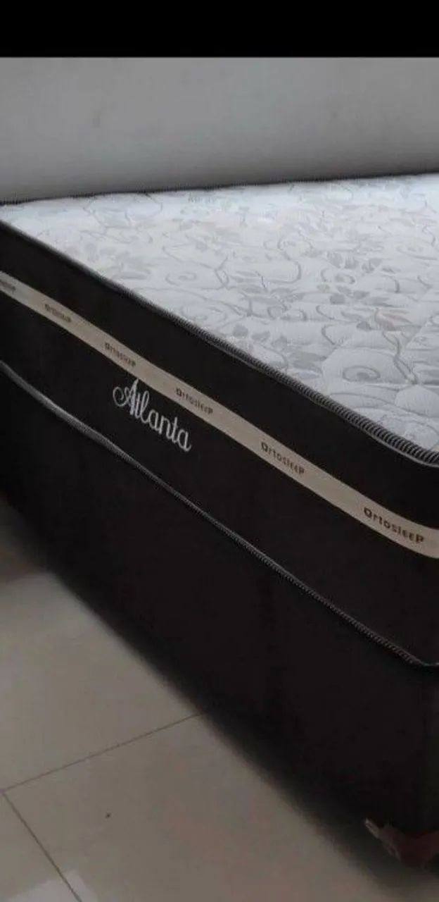 Cama Box Atlanta box e colchão ortopédico 