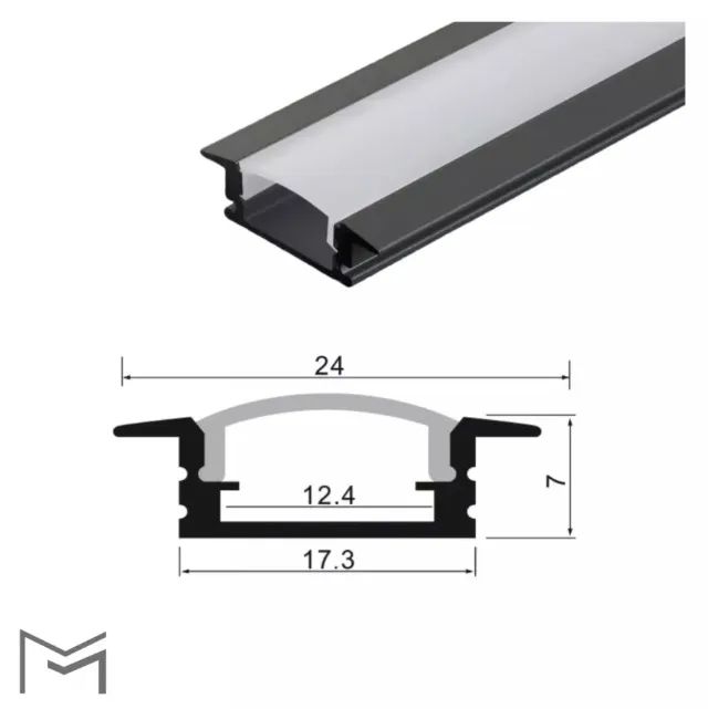 Kit Perfil De Led Slim P/ Embutir Gesso Marcenaria 45 Metros (tudo por 600,00) - Foto 4