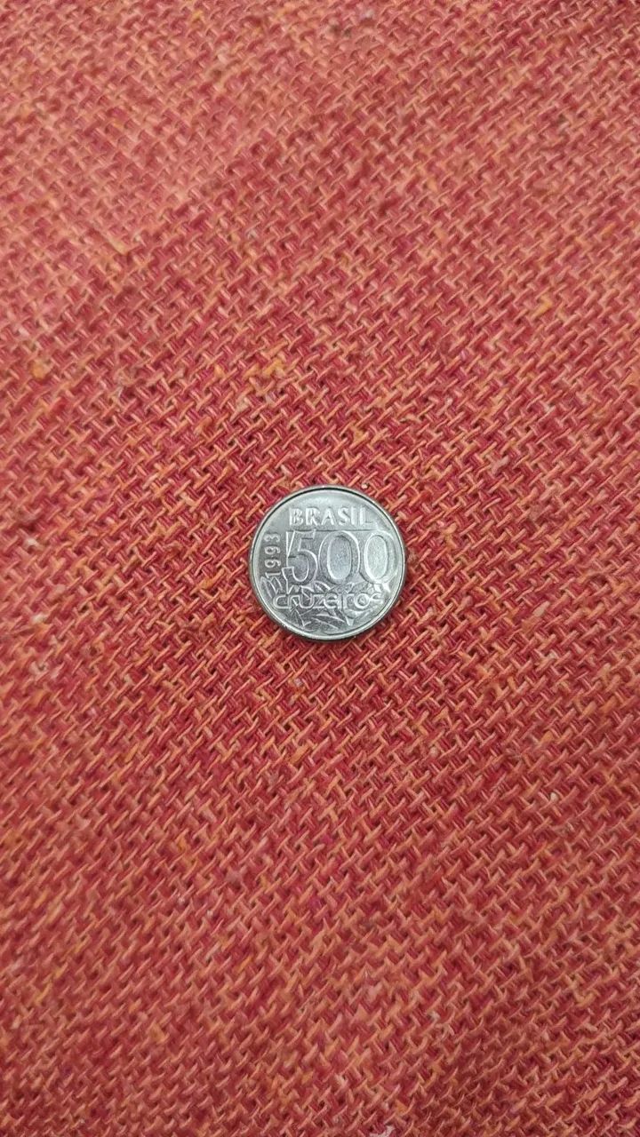 Moeda 500 Cruzeiros de 1993 - Brasil