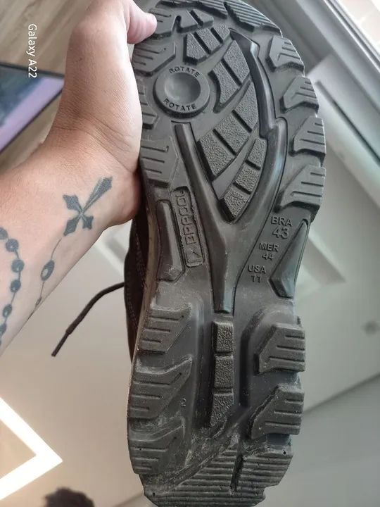 Botas de Segurança Bracol - Tamanho 43 - Foto 2