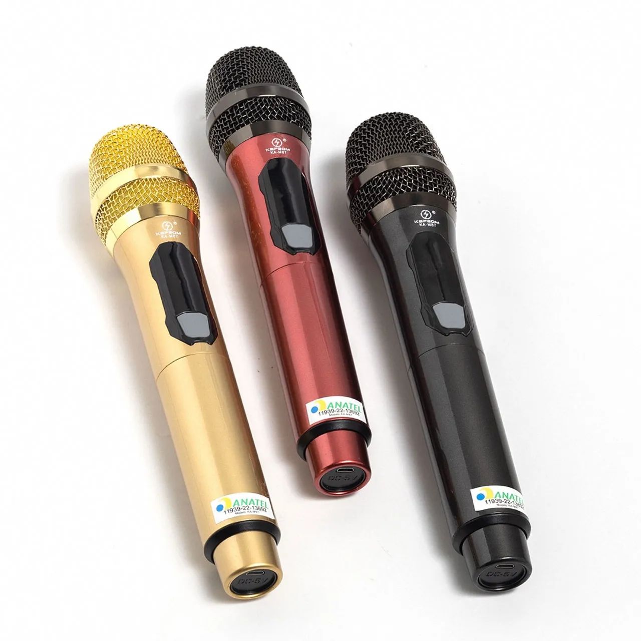 Microfones Sem Fio Duplo - Karaokê e Apresentações