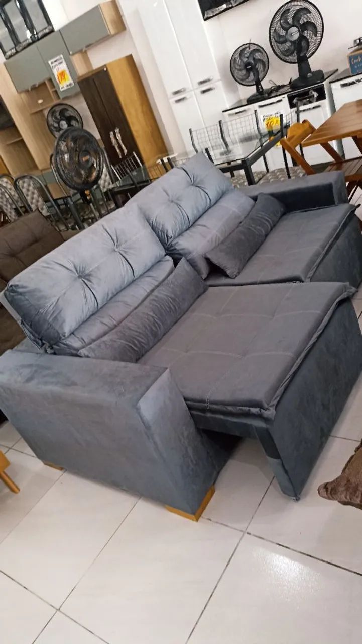 Sofá de Retrátil Reclinável Moderno e Confo!!!rtável