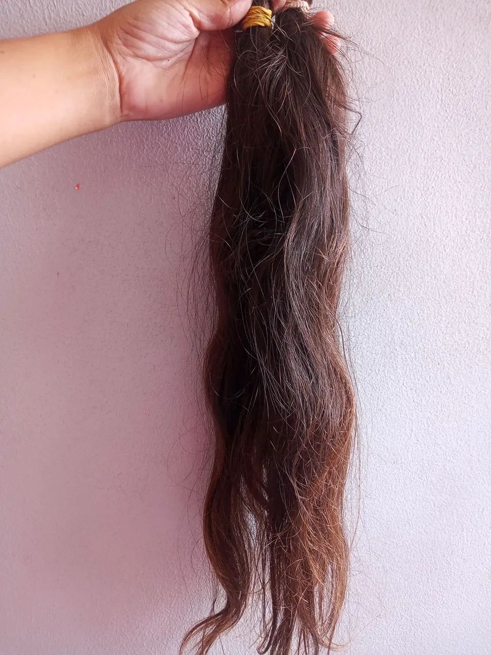 Cabelo humano virgem para alongamento