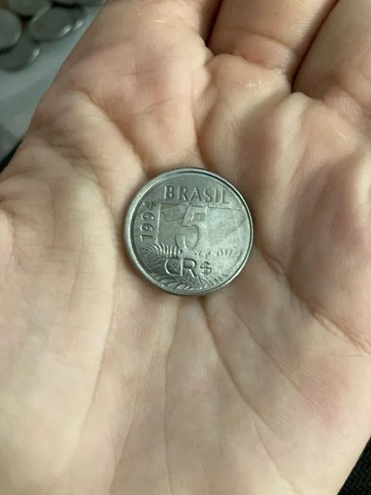Moeda Brasileira de 5 Cruzeiros de 1994