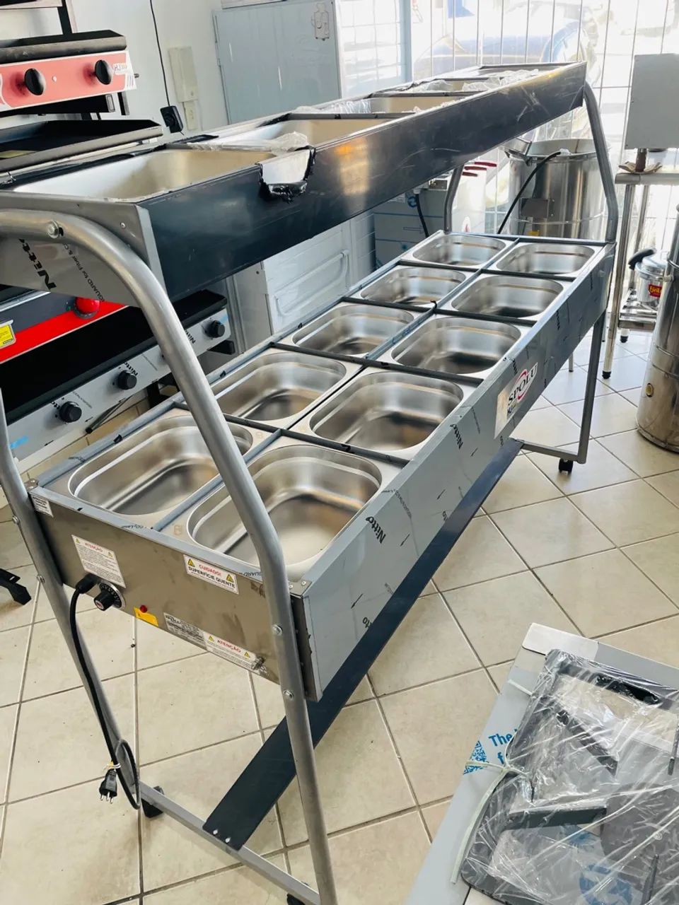 MB Carrinho de buffet combinado 10 Cubas - Spolu 