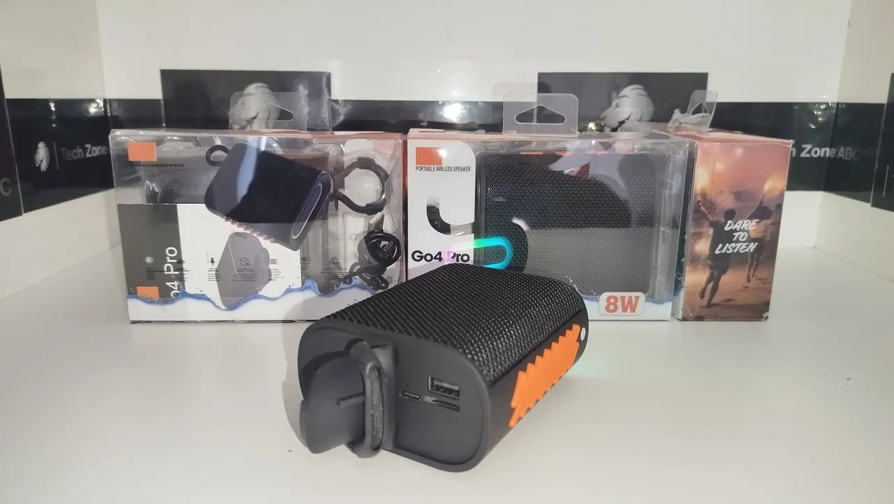 Caixa de Som Portátil Go4 Pro -com LED  - Foto 5