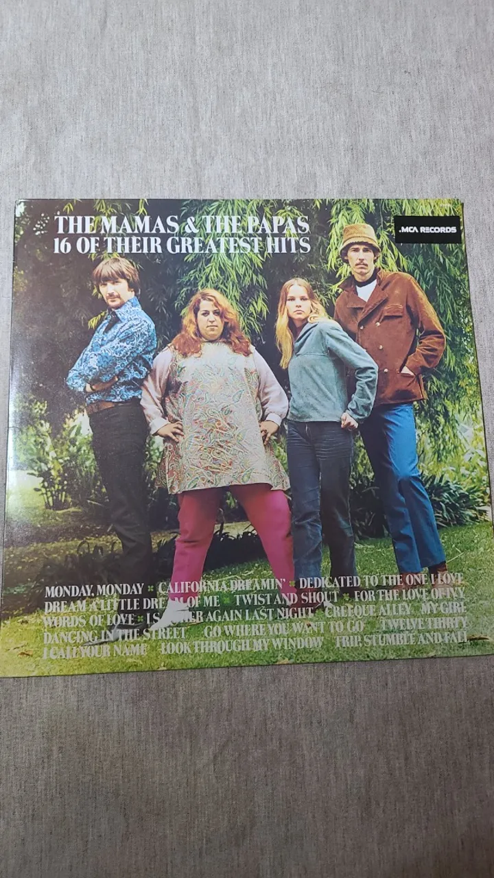 disco vinil lp the mamas & the papas 16 of their greatest hits