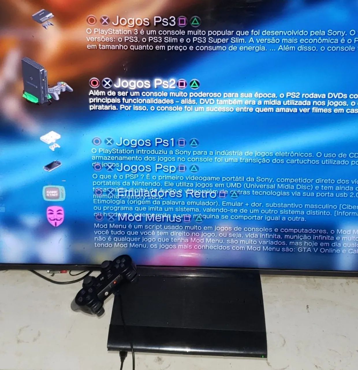 Playstation 3 Slim DESBLOQUEADO  - Foto 4
