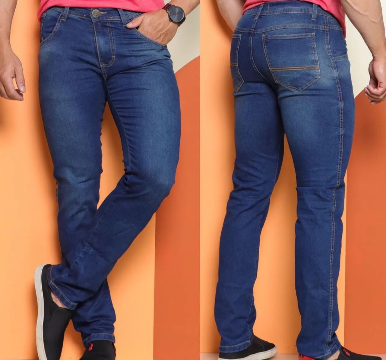 Calça Jeans Masculina Tradicional  - Foto 2