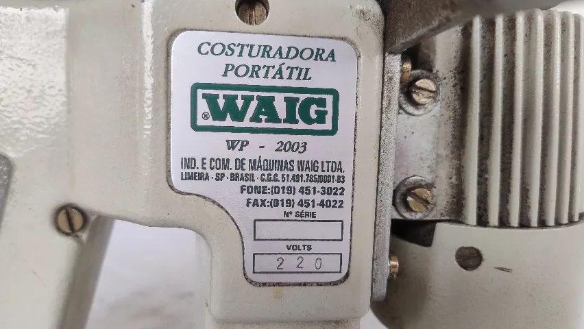 Costuradora Portátil para sacarias marca WAIG modelo WP 2003 - Foto 4