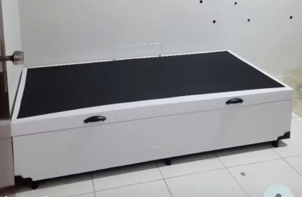 Box Solteiro com Baú Ideal Organize 