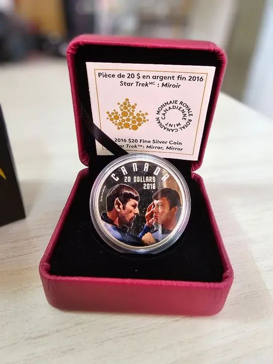 Moeda de Prata Star Trek Miroir