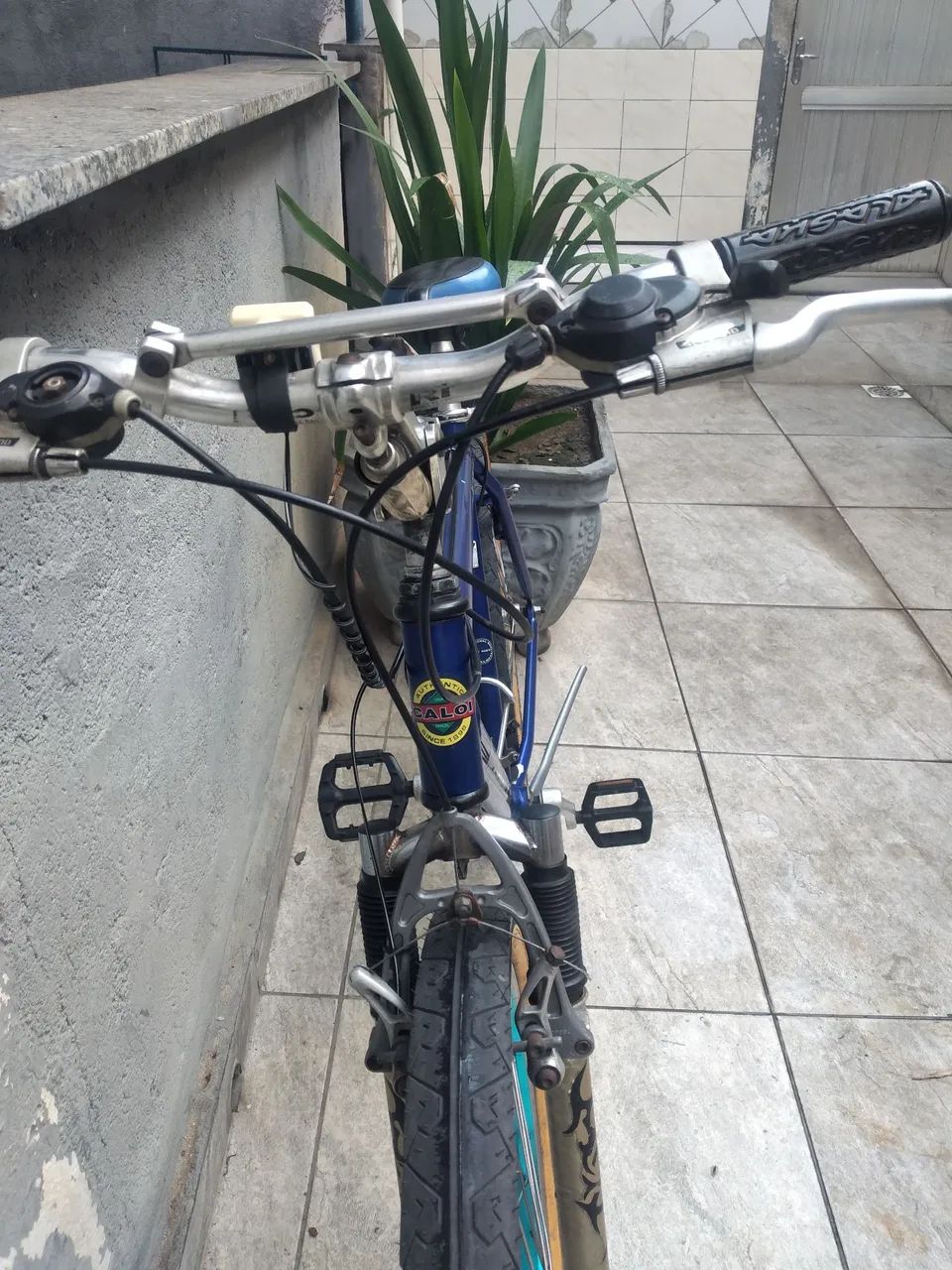 Bicicleta Caloi Aluminum Azul - Marchas - Foto 2