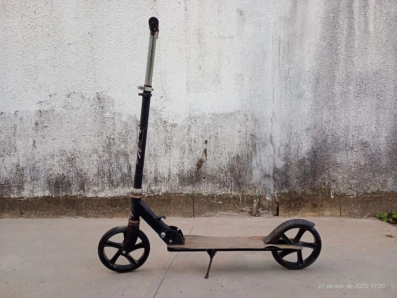 Patinete 2 rodas para crianças e adolescentes e adultos até 100kg com apoio - Foto 6