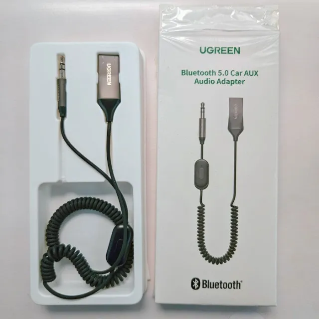 Adaptador P2 (AUX) Bluetooth Ugreen para som automotivo ou aparelho de som