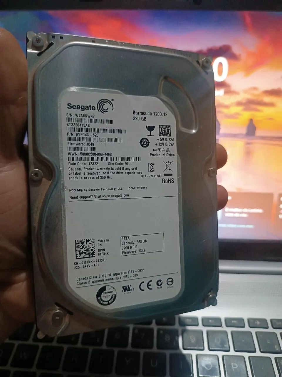 HD Seagate Barracuda 7200.12 320GB SATA