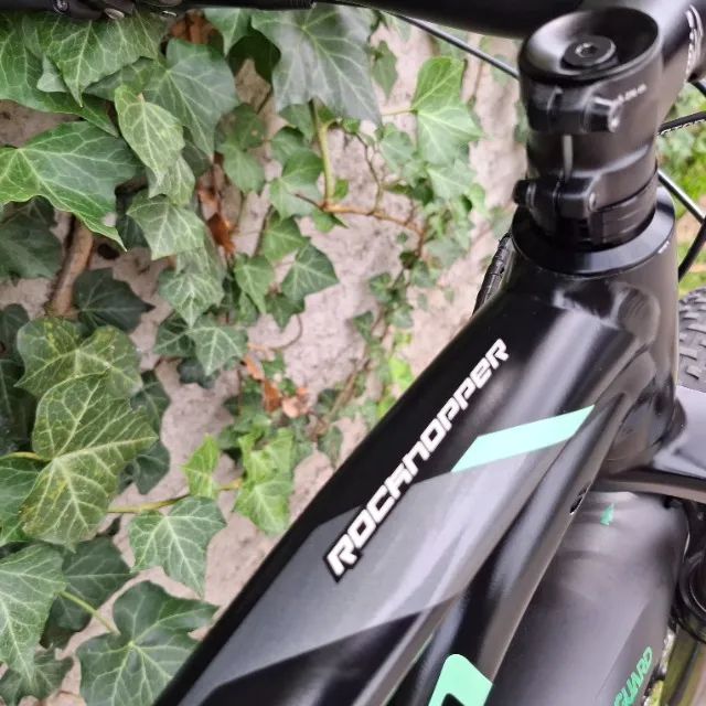 Bicicleta Seminova MTB Aro 29 Specialized Rockhopper Cinza Tamanho M - Foto 4